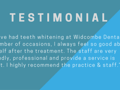Testimonial for Widcombe Dental Practice