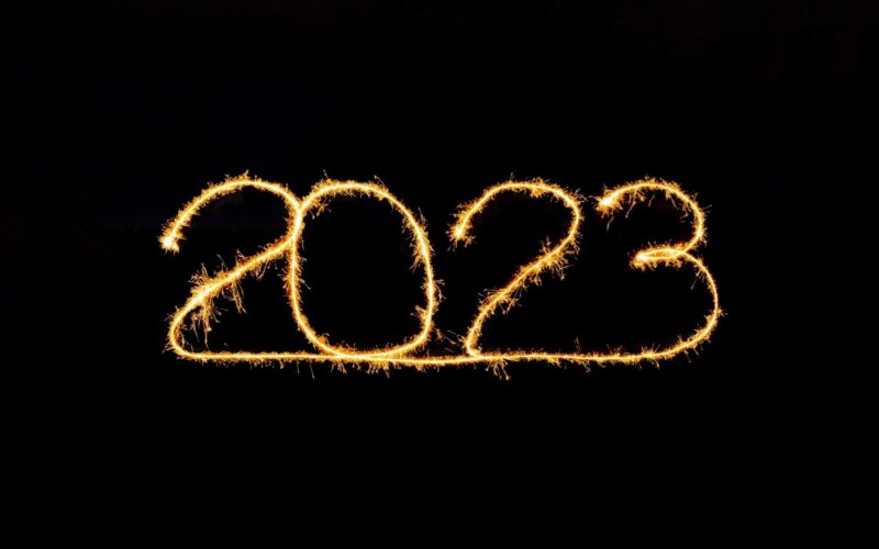 Happy New Year 2023 from Widcombe Dental Practice Bath - celebrating with sparklers and light painting for new year dental wellness