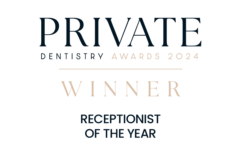 Receptionist Of The Year 2024 award - Widcombe Dental Practice