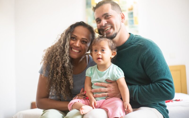 Happy family smiling together at Widcombe Dental Practice Bath